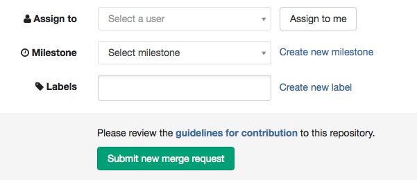 Add a new merge request