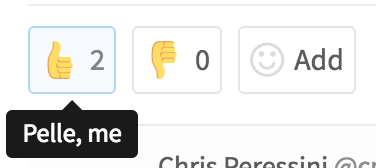 Emoji bar in GitLab